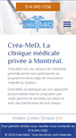 Mobile Screenshot of crea-med.ca